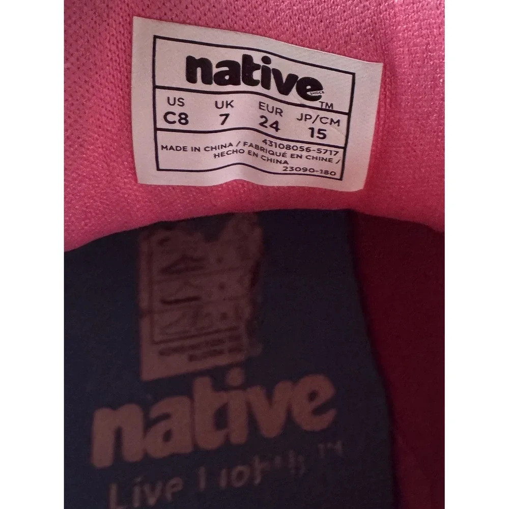 Darling Girls Native Pink Boots Rain Outdoors Hiking Size‎ 8